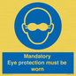 M10369: Mandatory eye protection must be worn