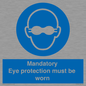 M10369: Mandatory eye protection must be worn