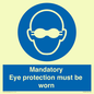 M10369: Mandatory eye protection must be worn