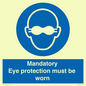 M10369: Mandatory eye protection must be worn