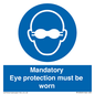 M10369: Mandatory eye protection must be worn