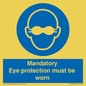 M10369: Mandatory eye protection must be worn