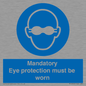M10369: Mandatory eye protection must be worn