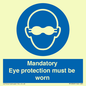 M10369: Mandatory eye protection must be worn