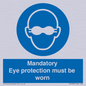 M10369: Mandatory eye protection must be worn