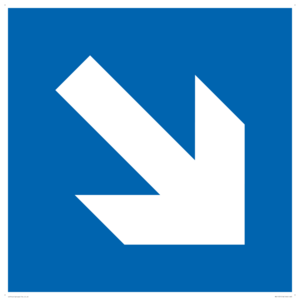 MA11531: Custom Mandatory: Down right arrow