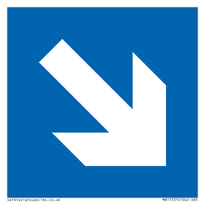 MA11531: Custom Mandatory: Down right arrow