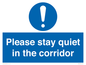 MA12132: Please stay quiet in the corridor