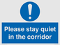 MA12132: Please stay quiet in the corridor
