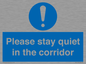MA12132: Please stay quiet in the corridor