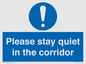 MA12132: Please stay quiet in the corridor