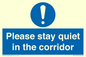 MA12132: Please stay quiet in the corridor