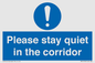 MA12132: Please stay quiet in the corridor