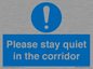 MA12132: Please stay quiet in the corridor