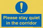 MA12132: Please stay quiet in the corridor