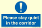 MA12132: Please stay quiet in the corridor