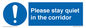 MA12132: Please stay quiet in the corridor