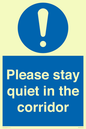 MA12132: Please stay quiet in the corridor