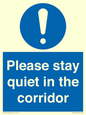 MA12132: Please stay quiet in the corridor