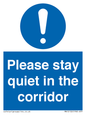 MA12132: Please stay quiet in the corridor