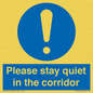 MA12132: Please stay quiet in the corridor