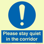 MA12132: Please stay quiet in the corridor