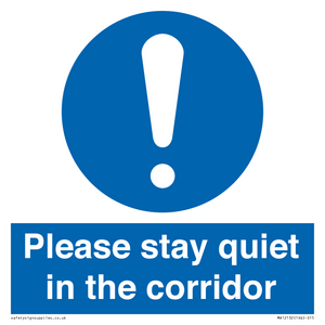 MA12132: Please stay quiet in the corridor