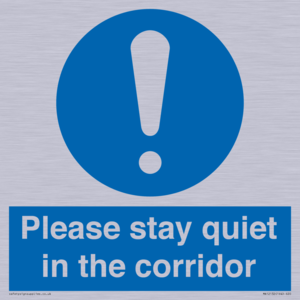 MA12132: Please stay quiet in the corridor