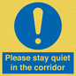 MA12132: Please stay quiet in the corridor
