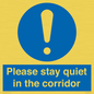 MA12132: Please stay quiet in the corridor