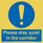 MA12132: Please stay quiet in the corridor