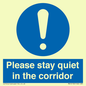 MA12132: Please stay quiet in the corridor