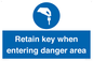 MA12615: Retain key when entering danger area