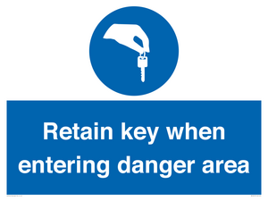 MA12615: Retain key when entering danger area