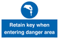 MA12615: Retain key when entering danger area