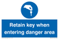 MA12615: Retain key when entering danger area