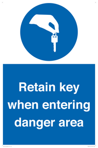 MA12615: Retain key when entering danger area