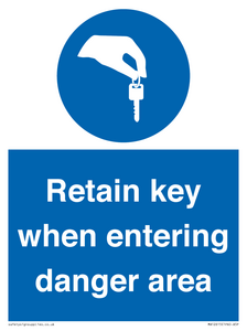 MA12615: Retain key when entering danger area
