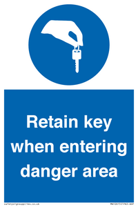 MA12615: Retain key when entering danger area
