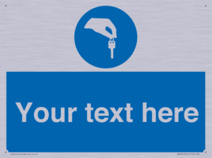 MA12619: Custom Mandatory Keys Sign