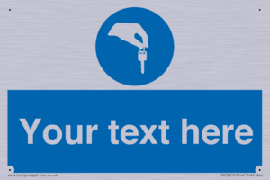 MA12619: Custom Mandatory Keys Sign