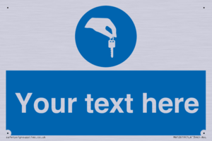 MA12619: Custom Mandatory Keys Sign