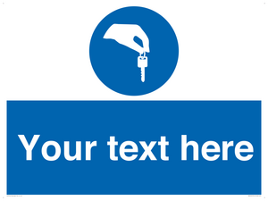 MA12619: Custom Mandatory Keys Sign
