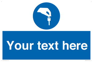 MA12619: Custom Mandatory Keys Sign