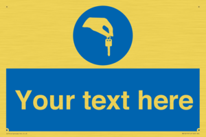 MA12619: Custom Mandatory Keys Sign