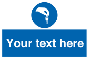 MA12619: Custom Mandatory Keys Sign