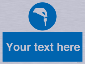 MA12619: Custom Mandatory Keys Sign