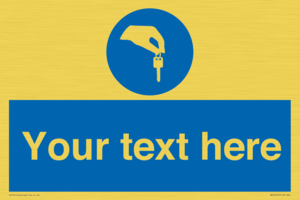 MA12619: Custom Mandatory Keys Sign
