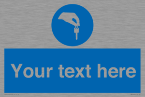 MA12619: Custom Mandatory Keys Sign