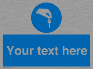 MA12619: Custom Mandatory Keys Sign